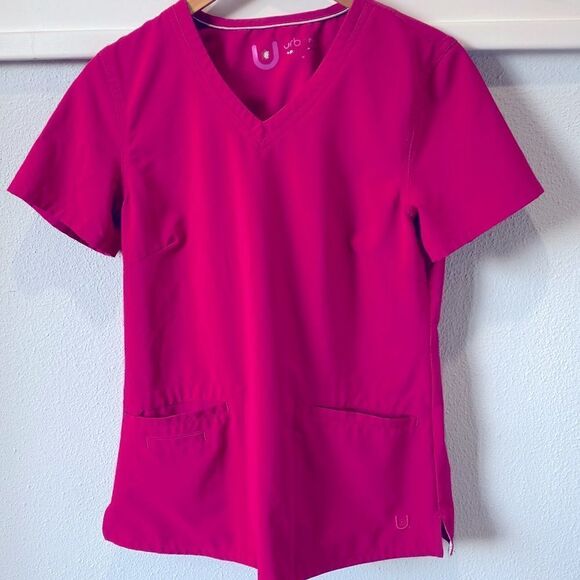 Urbane Pink scrub top - Picture 1 of 6